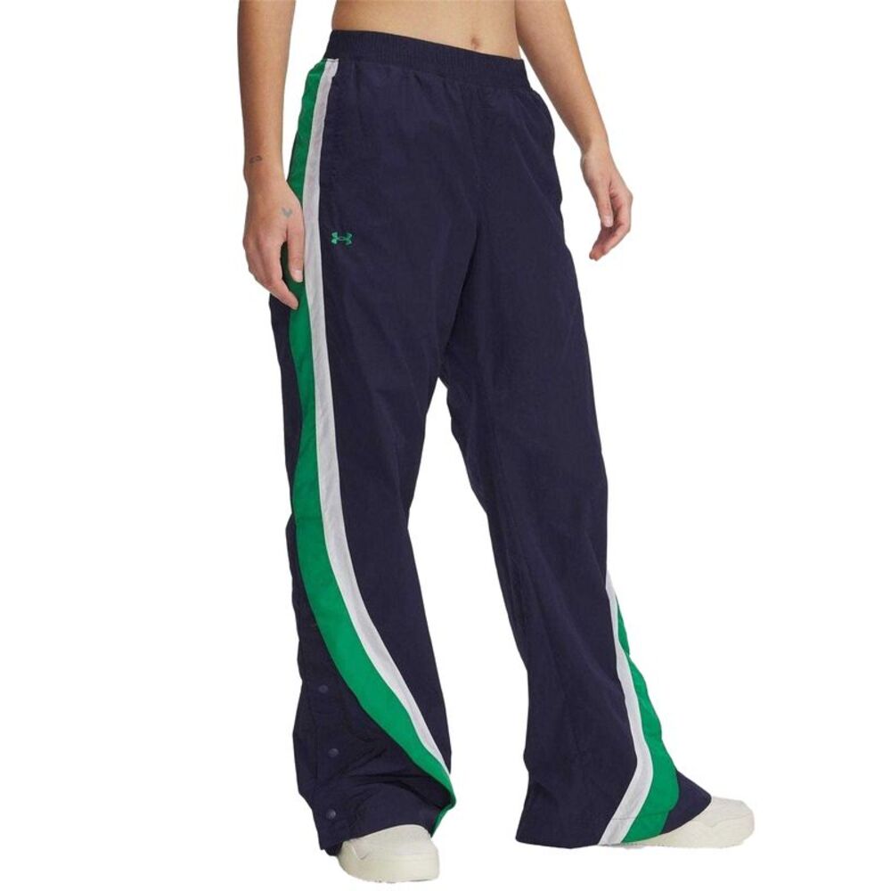 Under Armour Womens/Ladies Icon Crinkle Tear Tracksuit Bottoms / Blue